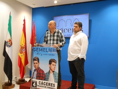 Gemeliers vuelve al Palacio de Congresos de Cáceres el próximo 4 de diciembre
