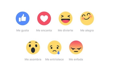 Facebook lanza sus nuevos botones: ''me enfada'', ''me entristece'', o ''me encanta''