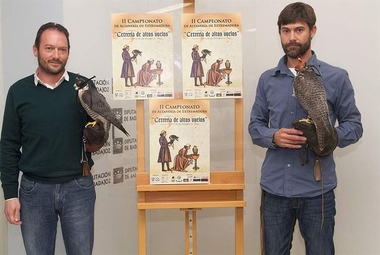 Los 25 mejores halcones de España, Portugal y Holanda se darán cita en Llerena en el II Campeonato de Altanería