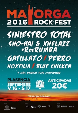 Los grupos Siniestro Total, Gatillazo o Perro, entre las primeras confirmaciones del Mayorga RockFest