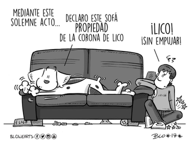 Exposición de viñetas de Blowearts: una historia de amor perruno