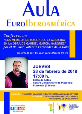 Fundación Yuste programa en Plasencia una conferencia sobre la medicina en el realismo mágico de Gabo