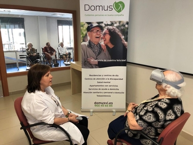 DomusVi incorpora la realidad virtual a sus terapias