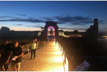 Recepcionada la obra de iluminación del yacimiento arqueológico de Cáparra