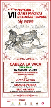 Manuel Perera, Víctor Acebo y Eric Olivera se disputan la gran final del VII Certamen de Tauromaquia de la Diputación de Badajoz