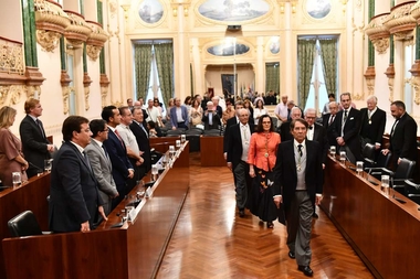 El presidente de la Junta asiste a la apertura del curso académico 2019-2020 de la Real Academia de Extremadura de las Letras y las Artes