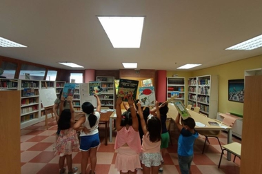El taller Los viajes de Tintín por Mérida sigue desarrollándose en la Biblioteca Municipal