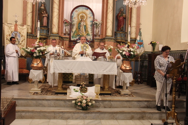 El arzobispo de Mérida - Badajoz presidió un Acto Reparación a la Virgen de la Estrella en su santuario
