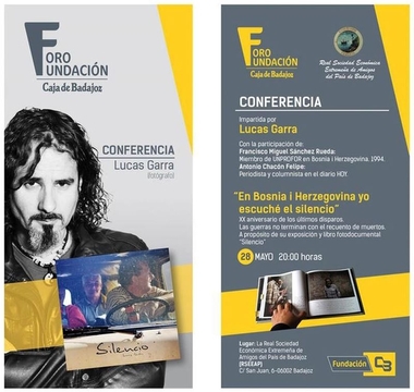 Lucas Garra presentará un libro fotodocumental e inaugurará una exposición en Badajoz